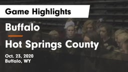 Buffalo  vs Hot Springs County  Game Highlights - Oct. 23, 2020