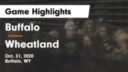 Buffalo  vs Wheatland  Game Highlights - Oct. 31, 2020