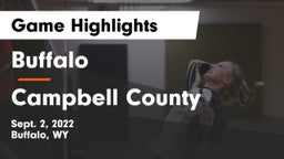 Buffalo  vs Campbell County  Game Highlights - Sept. 2, 2022