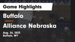 Buffalo  vs Alliance Nebraska Game Highlights - Aug. 26, 2023