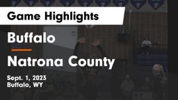 Buffalo  vs Natrona County  Game Highlights - Sept. 1, 2023