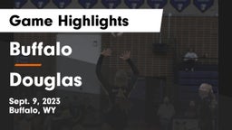 Buffalo  vs Douglas  Game Highlights - Sept. 9, 2023