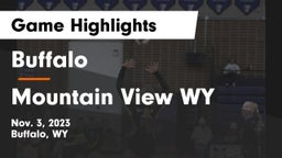 Buffalo  vs Mountain View WY Game Highlights - Nov. 3, 2023