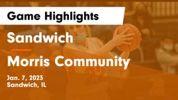 Sandwich  vs Morris Community  Game Highlights - Jan. 7, 2023