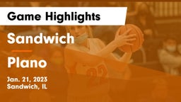 Sandwich  vs Plano  Game Highlights - Jan. 21, 2023