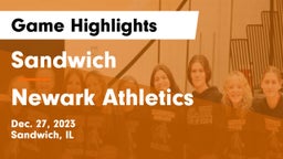 Sandwich  vs Newark Athletics Game Highlights - Dec. 27, 2023
