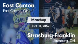 Matchup: East Canton vs. Strasburg-Franklin  2016