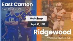 Matchup: East Canton vs. Ridgewood  2017