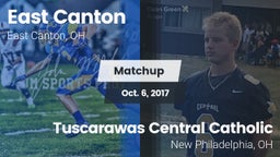 Matchup: East Canton vs. Tuscarawas Central Catholic  2017