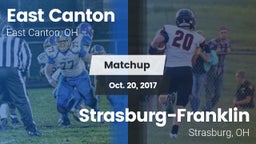 Matchup: East Canton vs. Strasburg-Franklin  2017