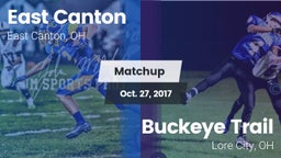 Matchup: East Canton vs. Buckeye Trail  2017