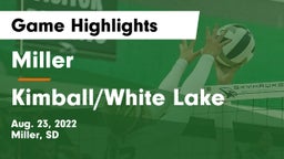 Miller  vs Kimball/White Lake  Game Highlights - Aug. 23, 2022