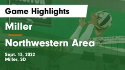 Miller  vs Northwestern Area  Game Highlights - Sept. 13, 2022