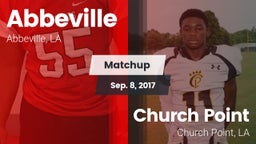 Matchup: Abbeville vs. Church Point  2017