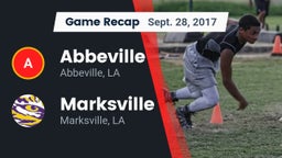 Recap: Abbeville  vs. Marksville  2017