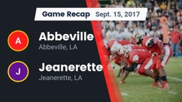 Recap: Abbeville  vs. Jeanerette  2017