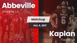 Matchup: Abbeville vs. Kaplan  2017