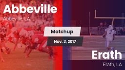 Matchup: Abbeville vs. Erath  2017