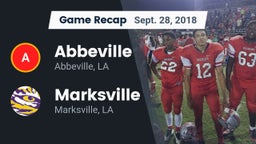 Recap: Abbeville  vs. Marksville  2018