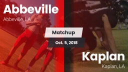 Matchup: Abbeville vs. Kaplan  2018