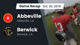 Recap: Abbeville  vs. Berwick  2018