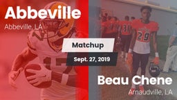 Matchup: Abbeville vs. Beau Chene  2019