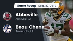 Recap: Abbeville  vs. Beau Chene  2019