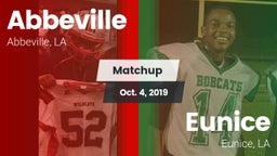 Matchup: Abbeville vs. Eunice  2019