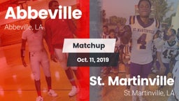 Matchup: Abbeville vs. St. Martinville  2019