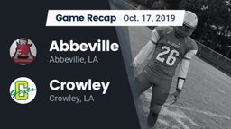Recap: Abbeville  vs. Crowley  2019