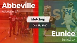 Matchup: Abbeville vs. Eunice  2020