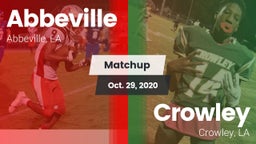 Matchup: Abbeville vs. Crowley  2020