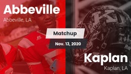 Matchup: Abbeville vs. Kaplan  2020