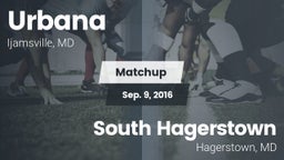 Matchup: Urbana vs. South Hagerstown  2016