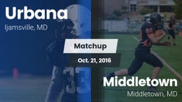 Matchup: Urbana vs. Middletown  2016