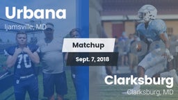 Matchup: Urbana vs. Clarksburg  2018