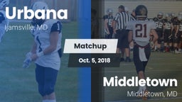 Matchup: Urbana vs. Middletown  2018