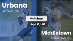 Matchup: Urbana vs. Middletown  2019