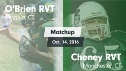 Matchup: O'Brien RVT vs. Cheney RVT  2016