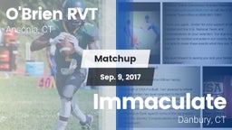 Matchup: O'Brien RVT vs. Immaculate 2017