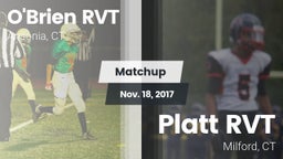 Matchup: O'Brien RVT vs. Platt RVT  2017