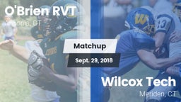 Matchup: O'Brien RVT vs. Wilcox Tech  2018
