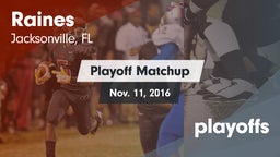 Matchup: Raines vs. playoffs 2016