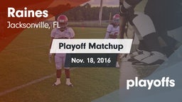 Matchup: Raines vs. playoffs 2016