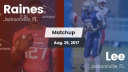 Matchup: Raines vs. Lee  2017