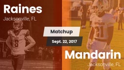Matchup: Raines vs. Mandarin  2017