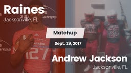Matchup: Raines vs. Andrew Jackson  2017