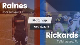 Matchup: Raines vs. Rickards  2018