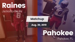 Matchup: Raines vs. Pahokee  2019