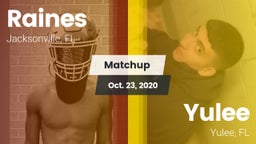 Matchup: Raines vs. Yulee  2020